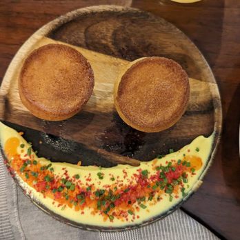 Unconventional Diner - Two of the four cornbread rolls. Smile! - Breakfast & Brunch Near Me - Washington, DC, District of Columbia