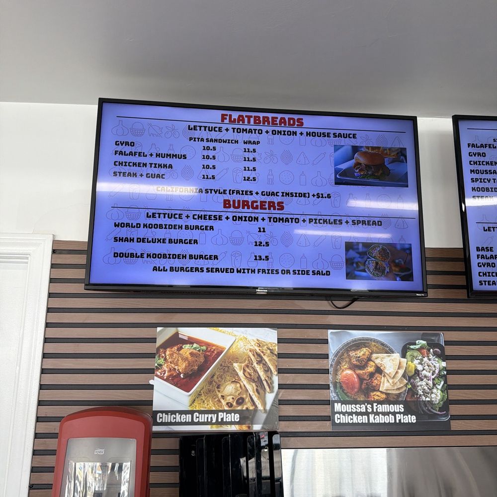 Kabob Shack - Broadway - Menu one - Afghan Near Me - Chula Vista, California
