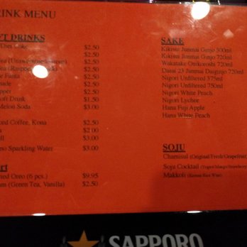 AYCE Gogi - VAN NUYS - Drink menu side 1 - Korean Near Me - Van Nuys, California AYCE Gogi - VAN NUYS - Drink menu side 1 - Korean Near Me - Van Nuys, California