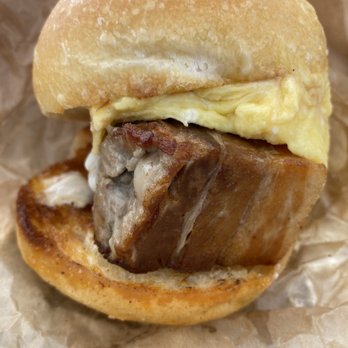 C&B - Pig and Egg Sandwich Breakfast - Coffee & Tea Near Me - New York, New York