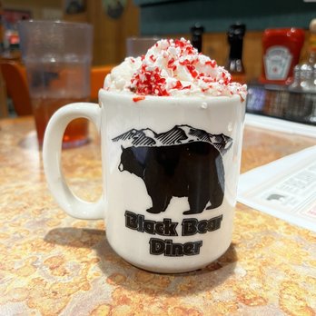 Black Bear Diner - Peppermint Hot Chocolate. Love it - Diners Near Me - Rancho Cucamonga, California Black Bear Diner - Peppermint Hot Chocolate. Love it - Diners Near Me - Rancho Cucamonga, California