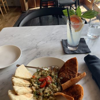 Epice - Al-Raheb and art basil cocktail - Lebanese Near Me - Nashville, Tennessee