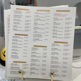 U Tea - Menu - Bubble Tea Near Me - Ithaca, New York