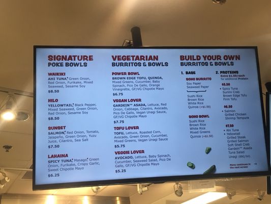 Menu photo 6 Soho Sushi Burrito Las Vegas, NV Menu photo 6 Soho Sushi Burrito Las Vegas, NV
