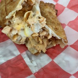Salmon egg roll Salmon egg roll