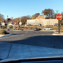 Parking lot before the store opens