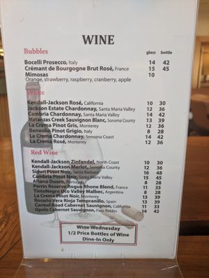 Menu photo 1 Barnes & Noble Folsom, CA