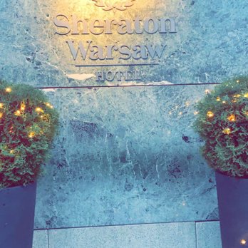 Sheraton Warsaw Hotel - One of the logos outside - Hotels Near Me - Warszawa, Massachusetts Sheraton Warsaw Hotel - One of the logos outside - Hotels Near Me - Warszawa, Massachusetts