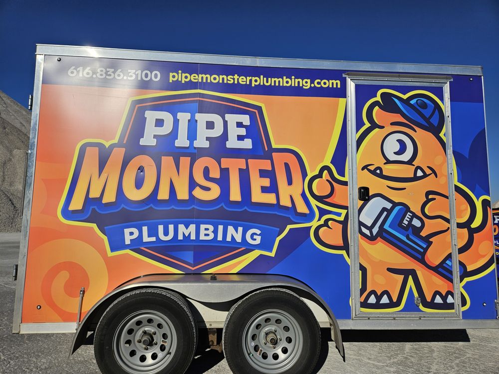 Slide of Pipe Monster Plumbing