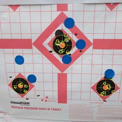 Bandera Gun Club - I had a little trouble sighting in at first, but ended up shooting 1 MOA after all was said and done.