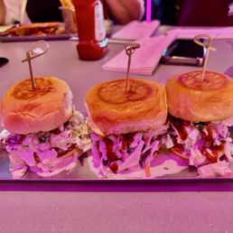 Hawaiian sliders. Hawaiian sliders.