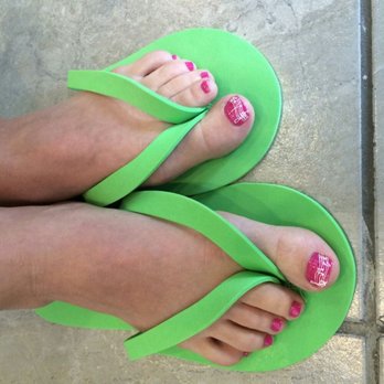 Nail 4 U - Music notes on my feet! - Nail Salons Near Me - Maple Glen, Pennsylvania