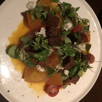 Orange Hill Restaurant & Events - Heirloom tomato salad was only okay. Probably better when tomatoes are in season. - Steakhouses Near Me - Orange, California Orange Hill Restaurant & Events - Heirloom tomato salad was only okay. Probably better when tomatoes are in season. - Steakhouses Near Me - Orange, California
