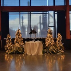 Michael Thomas Floral - December wedding at Steel stacks