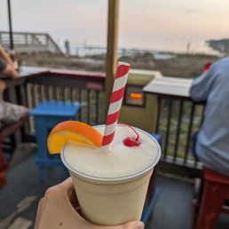 Pina colada with a view