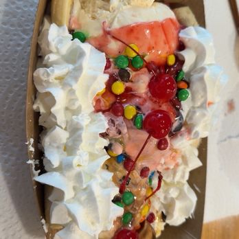 The Brick at The Red River Gorge - Banana split - Coffee & Tea Near Me - Pine Ridge, Kentucky The Brick at The Red River Gorge - Banana split - Coffee & Tea Near Me - Pine Ridge, Kentucky