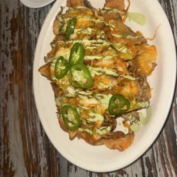 Pork nachos Pork nachos