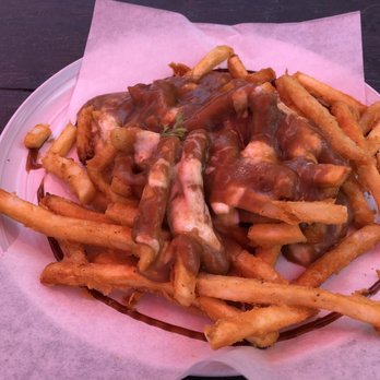 The Grilled Cheese Gallery - Classic poutine, but very melted away cheese curds. - Soup Near Me - Hyannis, Massachusetts The Grilled Cheese Gallery - Classic poutine, but very melted away cheese curds. - Soup Near Me - Hyannis, Massachusetts