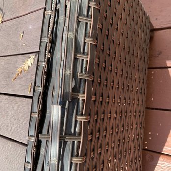 Ashley Store - Notice breakage in woven covering. - Furniture Stores Near Me - Burbank, California