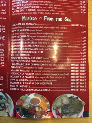 Menu photo 2 El Tapatio South River, NJ