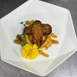 Maya Fine Food and Tequilas - Plantain cheesecake