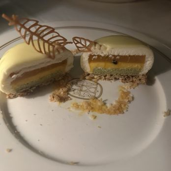 Mister Charles - Passionfruit Entremet - American Near Me - Dallas, Texas Mister Charles - Passionfruit Entremet - American Near Me - Dallas, Texas