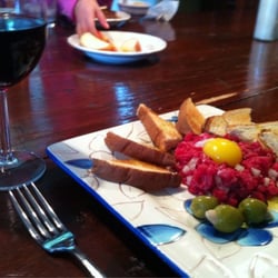 Q7 Ranch - Steak tartare made with tall grass, free range beef.