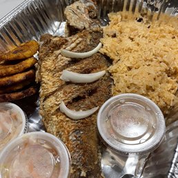 Fried snapper Fried snapper