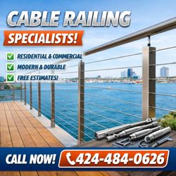 Hawklink Fences - Cable railing