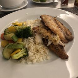 Holiday Inn - Impressed with the chef ability to prepare a tender and tasteful fish, especially the salmon !