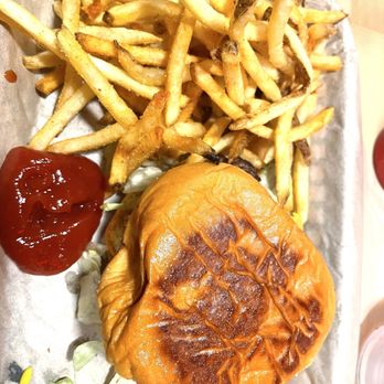 Whiskey Foxtrot Burger Dive - Blueprint and fries out of the basket - Burgers Near Me - Hoover, Alabama Whiskey Foxtrot Burger Dive - Blueprint and fries out of the basket - Burgers Near Me - Hoover, Alabama