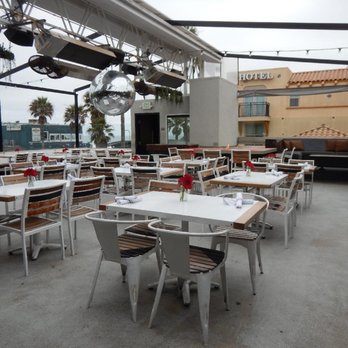 Ocean Park Inn - This is the open patio across the alley from the hotel where they have nightly DJs. - San Diego, CA
