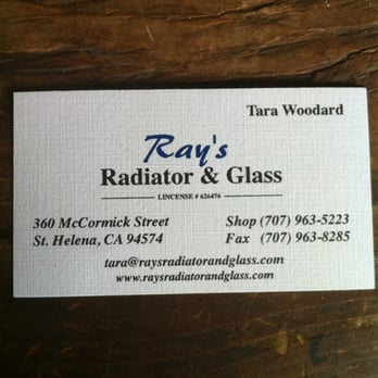 Ray's Radiator & Glass - Glass & Mirrors Near Me - Saint Helena, California Ray's Radiator & Glass - Glass & Mirrors Near Me - Saint Helena, California