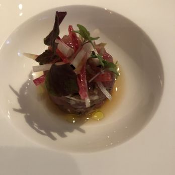 Vaudeville - Tuna Tartar. V Supper Club, not Bistro - New American Near Me - Fredericksburg, Texas