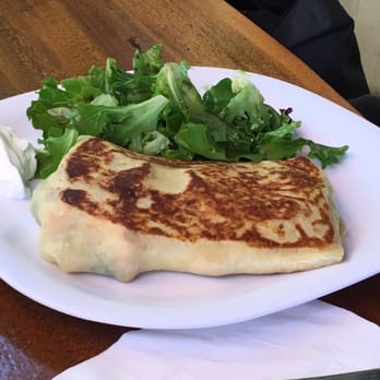 Cafe Des Amis - I think this might be the chicken avo wrap - Mediterranean Near Me - Paia, Hawaii