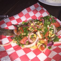 Fish in an herb garden - absolutely delicious but remember there are tons of bones Fish in an herb garden - absolutely delicious but remember there are tons of bones