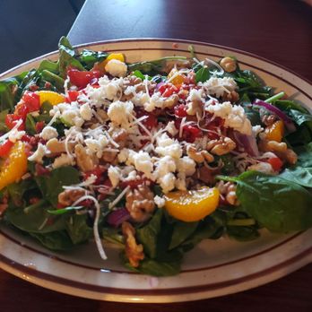 Julliano's Brick Oven Pizza - Spinach salad (see the mandarin oranges!) - Pizza Near Me - Gaithersburg, Maryland Julliano's Brick Oven Pizza - Spinach salad (see the mandarin oranges!) - Pizza Near Me - Gaithersburg, Maryland