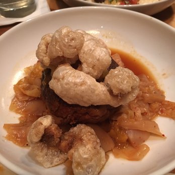 Cochon RESTAURANT - louisiana cochon with cabbage, cracklins & pickled peaches - Cajun/Creole Near Me - New Orleans, Louisiana