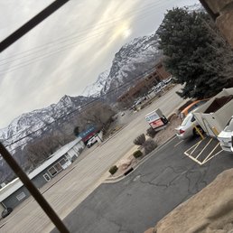 A pretty view from one of the windows. A pretty view from one of the windows.
