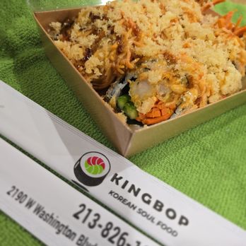 Kingbop - King crunch kimbap - Korean Near Me - Los Angeles, California Kingbop - King crunch kimbap - Korean Near Me - Los Angeles, California