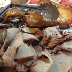 JJ's BBQ - Family meal with ribs, brisket and chicken