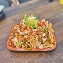 Nar-chos w/ Pollo al pastor ($18) Nar-chos w/ Pollo al pastor ($18)