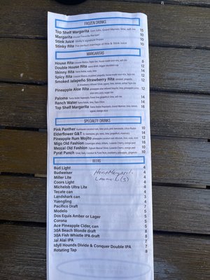 Menu photo 3 Red Fish Taco Santa Rosa Beach, FL
