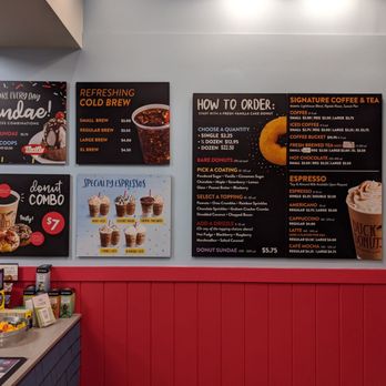 Duck Donuts - Menu board - Donuts Near Me - Irvine, California Duck Donuts - Menu board - Donuts Near Me - Irvine, California