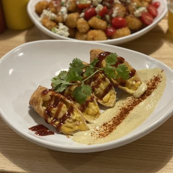 Holy Cow - Mac and cheese egg rolls - New American Near Me - Nampa, Idaho Holy Cow - Mac and cheese egg rolls - New American Near Me - Nampa, Idaho