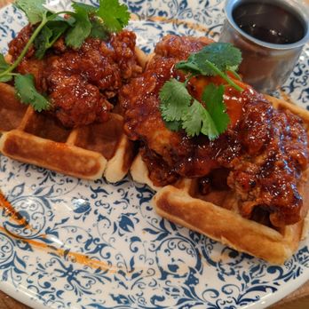 Tupelo Honey Southern Kitchen & Bar - Sriracha and honey chicken and waffles - Southern Near Me - Indianapolis, Indiana Tupelo Honey Southern Kitchen & Bar - Sriracha and honey chicken and waffles - Southern Near Me - Indianapolis, Indiana