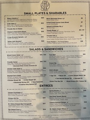 Menu photo 4 Fireside Portland, OR