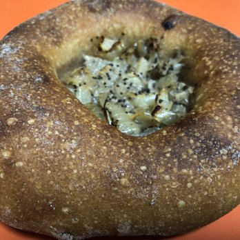 Manifest Bread - Onion Bialy!!! - Bakeries Near Me - Riverdale Park, Maryland