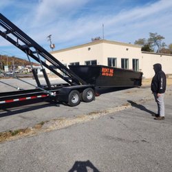 Bubba's Bins by ANJ - Dropping off 15 yard dumpster