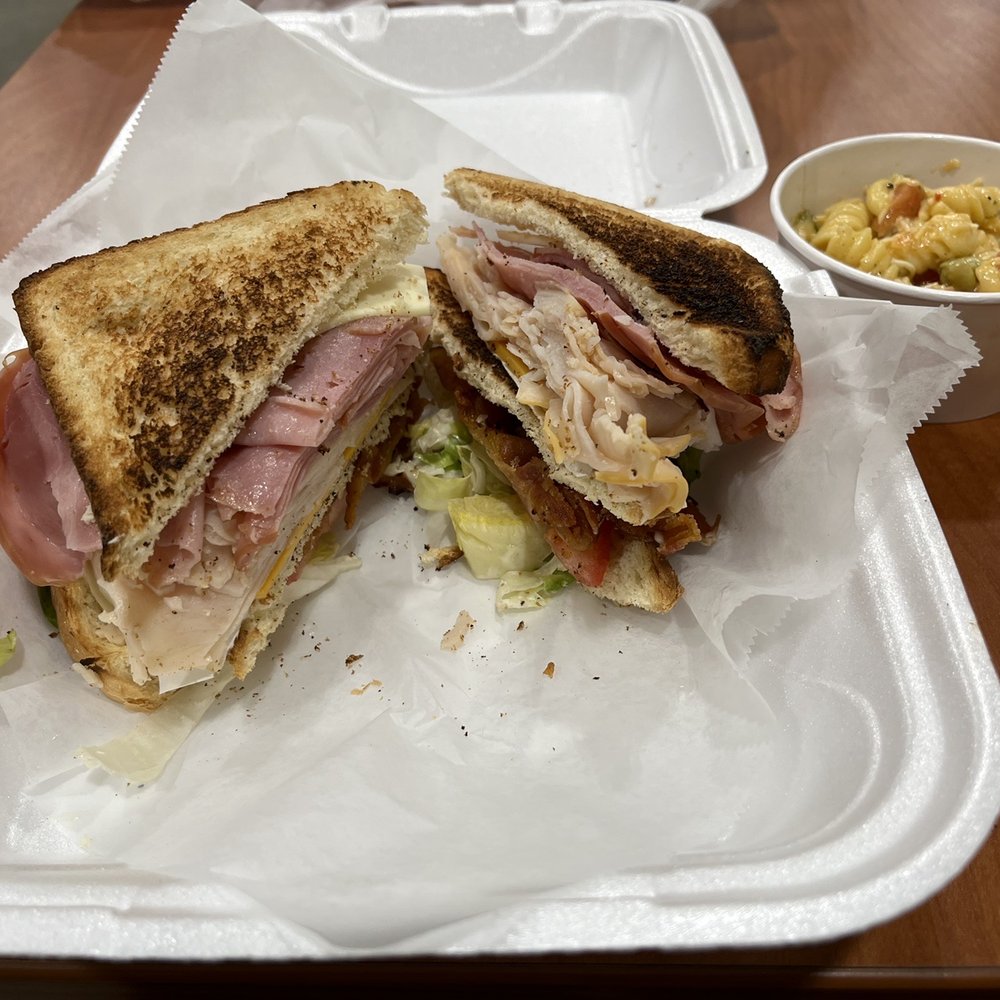 Spring Garden Bakery & Cafe - Piedmont Club Sandwich & Pasta Salad - Burgers Near Me - Greensboro, North Carolina Spring Garden Bakery & Cafe - Piedmont Club Sandwich & Pasta Salad - Burgers Near Me - Greensboro, North Carolina